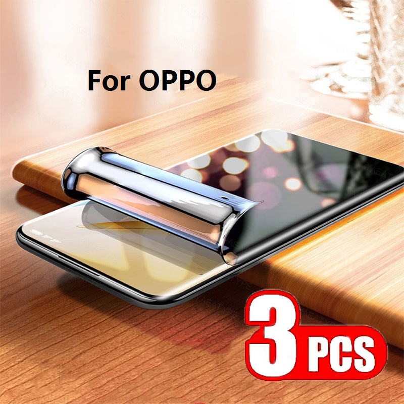 Oppo Reno 12 - 3 шт. гидрогелевой пленки для защиты